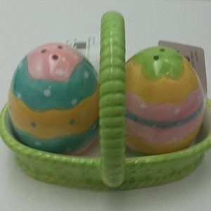 Johanna Parker Easter Eggs in Basket Shaker Set